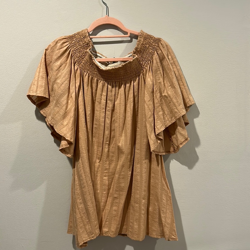 Show Me Your Mumu Izzy mini dress in amber.  Size small